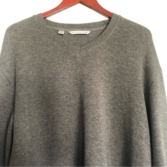 Cutter & Buck Grey Long Sleeve Cotton Sweater Size XL. - Picture 3 of 9